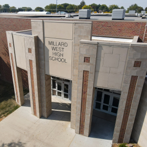 Millard West High School Exteroir